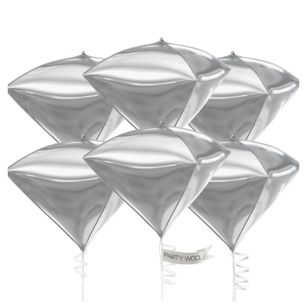 PartyWoo Balloons,Party Decor,Silver,22